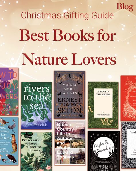 Books On Nature, Books For Nature Lovers, Books About Nature, Christmas Reads, Cottagecore Things, Botany Books, Books Nature, Nature Writing, Green Academia
