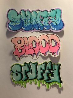 Graffiti Lettering Drawings, Graffiti Word Art, Alphabet Bubble Letters, Words Graffiti, Writing Graffiti, Graffiti Art Drawings, Font Graffiti, Alphabet Graffiti, Easy Graffiti Drawings