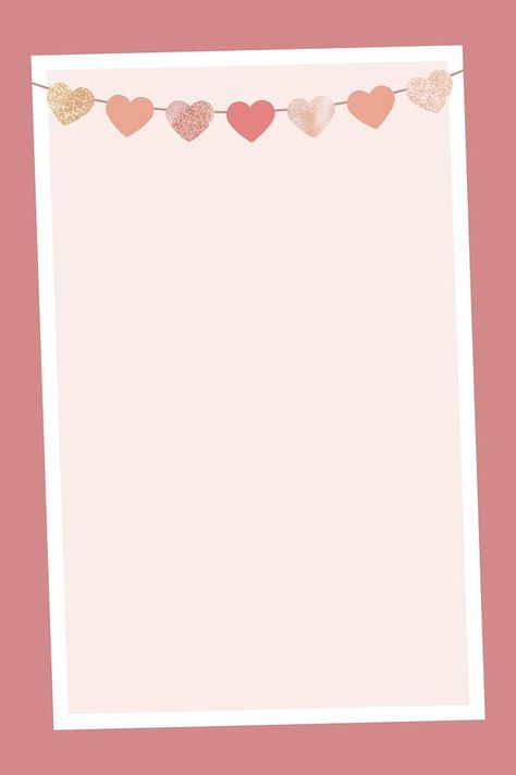 Pink Heart Frame, Sparkle Background, Frame Love, Valentines Frames, Celebration Design, Valentines Hearts, Sparkles Background, Valentine Background, Background Gold
