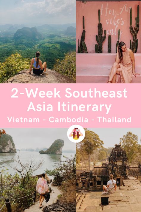 Thailand And Cambodia Itinerary, Southeast Asia Itinerary 2 Weeks, Thailand Vietnam Cambodia Itinerary, Vietnam Cambodia Thailand Itinerary, Thailand And Vietnam Itinerary, Vietnam Cambodia Itinerary, Cambodia Travel Guide, Vietnam And Cambodia Itinerary, Thailand Cambodia Vietnam Itinerary