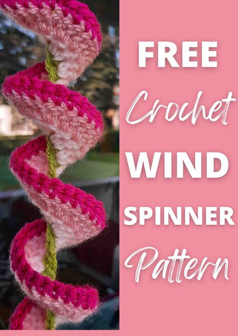 Spiral Crochet Pattern, Wind Spinners Diy, Spinners Diy, Spiral Crochet, Crochet Garden, Crochet Cord, Crochet Sunflower, Crochet Decoration, Quick Crochet
