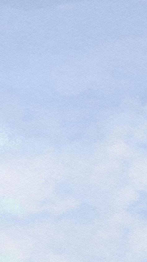 Watercolor cloudscape iPhone wallpaper, blue paper texture background | premium image by rawpixel.com / ton Paper Texture Background Watercolors, Iphone Wallpaper Blue, Watercolour Paper Texture Backgrounds, Blue Paper Texture, Watercolor Blue Background, Blue Watercolor Wallpaper, Blue Texture Background, Sky Textures, Baby Blue Background