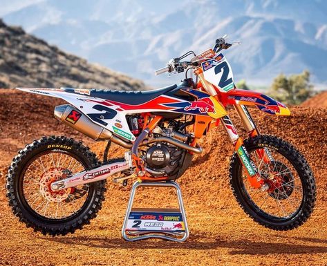 Red Bull Motocross, Motocross Decals, Ktm Dirt Bikes, Ktm Motocross, Custom Bikes Cafe Racers, Ktm Factory, Monster Energy Supercross, Red Bull Ktm, Enduro Motocross