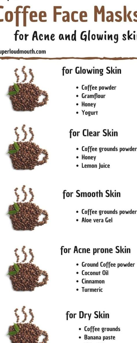 Coffee Face Mask For Acne, Fair Glowing Skin, Healthy Hair And Skin, Face Mask For Acne, Mask For Acne, Nourish Yourself, Coffee Mask, Skin Care Ideas, Coffee Face Mask