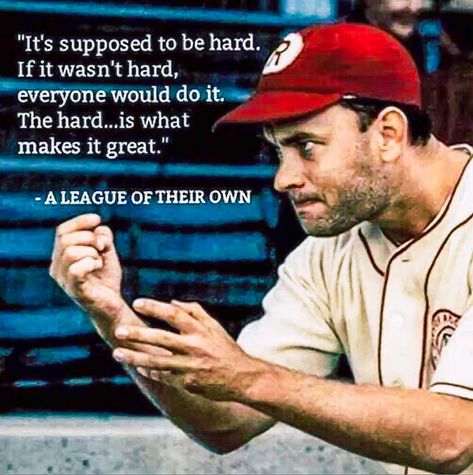 Baseball Inspirational Quotes, Rockford Peaches, No Crying In Baseball, A League Of Their Own, League Of Their Own, Baseball Training, Baseball Party, Baseball Theme, Own Quotes
