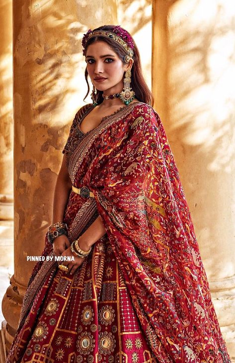 Haute Couture, Jj Valaya, Desi Attire, Best Indian Wedding Dresses, Red Bridal Dress, Latest Bridal Lehenga, Indian Bridal Photos, Wedding Lehenga Designs, Indian Bride Outfits