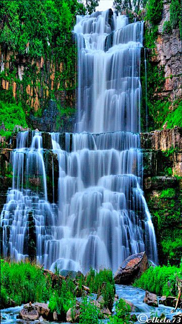 30 Beautiful Animated Nature Gifs at Best Animations#.V1HIIdzwvYQ.facebook Waterfall Background, Taman Air, Waterfall Scenery, Waterfall Wallpaper, Natural Waterfalls, Waterfall Pictures, Waterfall Photo, Air Terjun, Fotografi Alam Semula Jadi