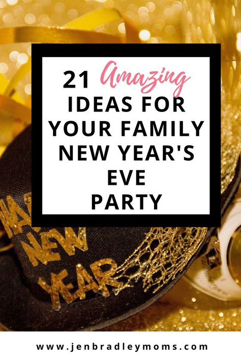 These New Year's Eve party ideas will help you host an awesome New Eve's party for kids and families at home.   #newyearsevepartyideas #newyearsevepartyideaskids #newyearsevepartyideasfamilies #familypartynewyearseve #kidspartynewyearseve Family New Years Eve Party, Mom Blog Topics, Family New Years Eve, Eve Game, New Eve, Christmas Activities For Kids, Family Project, Fun Family Activities, New Year's Eve Party