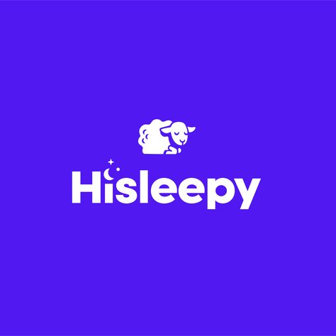 Sleep Packaging Design, Bedding Brand Logo, Sleep Graphic Design, Sleep Logo Design, Bed Logo Design, Sleep Branding, Bedding Logo, Sleeping Sheep, Sleep Logo