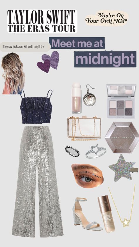 #erastourotufit #taylorswift #glitter #sparkle #midnights #lavenderhaze #YOYOK Eras Tour Outfits Glitter, Eras Concert Outfit, Eras Tour Outfits Midnights, Midnights Taylor Swift Outfit, Eras Tour Concert Outfit, Eras Fits, Preppy Family, Gig Outfit, Eras Tour Outfits