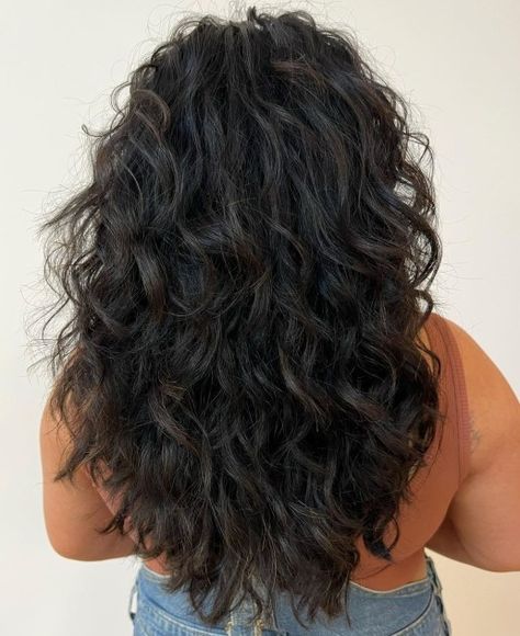 Long Layered Hairstyle for Thick Wavy Hair Short Layer Wavy Hair, Haircut Ideas For Long Thick Curly Hair, Volume Haircut For Wavy Hair, Textured Layers Long Wavy Hair, Long Layers For Thick Wavy Hair, Short Layers On Long Wavy Hair, Haircuts For Long Frizzy Wavy Hair, Super Layered Hair Medium Wavy, Layers Thick Wavy Hair