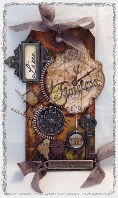 Journaling Tags, Tim Holtz Tags, Steampunk Mixed Media, Tim Holtz Crafts, Artist Trading Card, Mixed Media Tags, Scrapbook Tag, Atc Cards, Handmade Tags