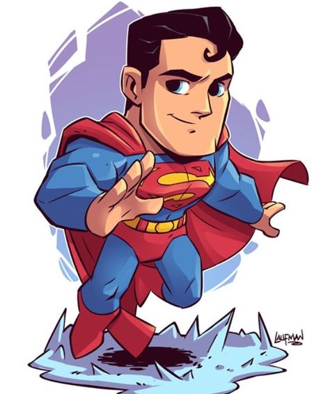 Derek Laufman Chibi Superman, Superman Vs Batman, Derek Laufman, Chibi Marvel, Pahlawan Marvel, Pahlawan Super, Bd Comics, Superhero Comics, Chibi Characters