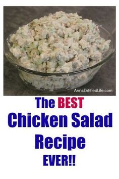 The Best Chicken Salad, Best Chicken Salad, Best Chicken Salad Recipe, Chicken Salad Recipe Easy, Chicken Salad Sandwich, Chicken Salad Recipe, Best Chicken, Nutrition Health, Easy Salad Recipes