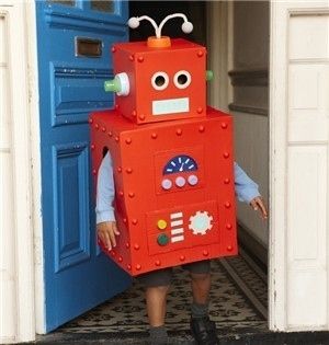 Instructions not clear for this one, but you can probably figure it out… | 34 Halloween Costumes Made From A Cardboard Box Children Costumes, Simple Costumes, Easy Costumes To Make, Costumes Faciles, Maker Fun Factory Vbs, Cardboard Robot, Robot Costume, Maker Fun Factory, Robot Costumes