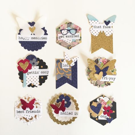 Dearly Dee: DIY Embellishments with Kellie Stamps Diy Paper Embellishments, Diy Embellishments, Scrapbook Embellishments Diy, Diamond Press, Card Candy, Embellishment Diy, Card Embellishments, Candy Cards, Card Toppers