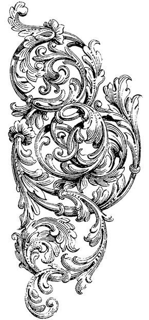 victorian scroll clip art Scrolls Tattoo Designs, Victorian Ornamental Design, Victorian Scrollwork Patterns, Victorian Ornaments Design, Victorian Clip Art, Victorian Art Tattoo, Victorian Art Drawings, Rococo Tattoo, Victorian Embellishments