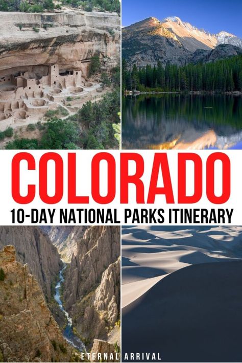 Your 10-Day Colorado National Parks Road Trip Itinerary - Eternal Arrival Colorado National Park Itinerary, National Parks Colorado, Colorado State Parks, Travel National Parks, National Parks In Colorado, Colorado National Parks Road Trips, Colorado Road Trip With Kids, Where To Go In Colorado, Colorado Road Trips