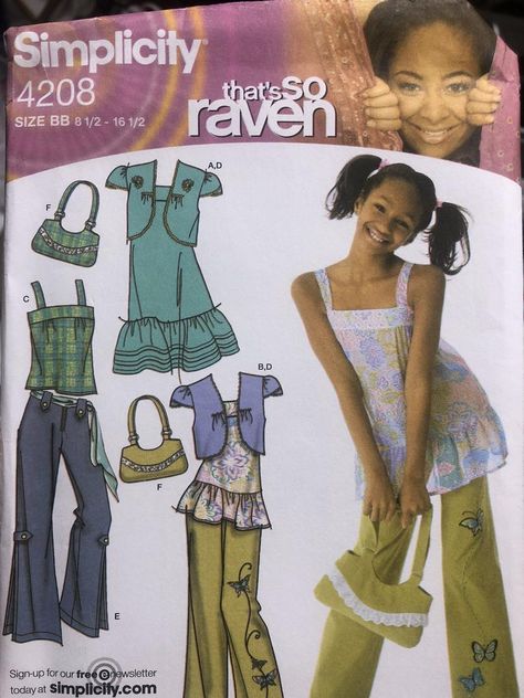 90s Teen Fashion, Fairy Costume Women, So Raven, Teen Dresses, That's So Raven, 2000s Fashion Trends, Bag Sewing Pattern, Tops Dress