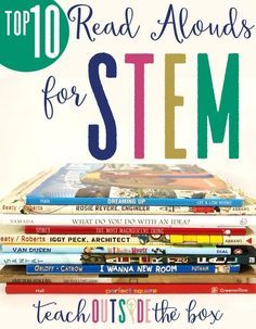 Easy Stem Challenges, Reading Shelf, Elementary Stem, Stem Activities For Kids, Elementary Stem Activities, Easy Stem, Stem Books, Steam Ideas, Preschool Stem