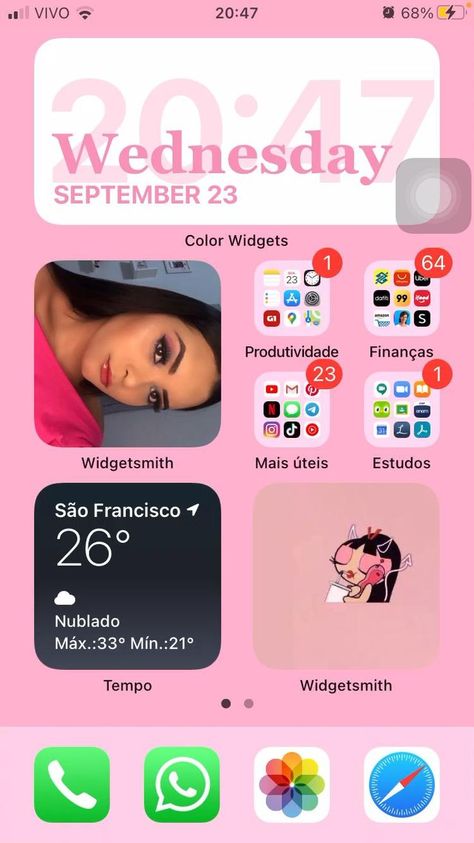 Organize Apps On Iphone, Iphone Tutorial, Me Highlight Cover Instagram Aesthetic, Icones Do Iphone, Cute Home Screens, Iphone Colors, Ios App Iphone, Iphone Life Hacks, Iphone Instagram