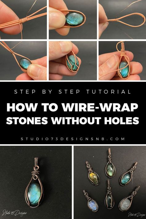 Wire Wrapped Stone Jewelry, Wire Wrap Jewelry Designs, Wire Wrapping Tutorial, Wire Wrapped Jewelry Diy, Wire Wrapped Jewelry Tutorials, Wire Jewelry Making, Wire Jewelry Tutorial, Wire Jewelry Designs, Wire Wrapping Crystals