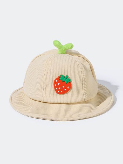 Kawaii, Strawberry Decor, Kids Bucket Hat, Strawberry Decorations, Fall Kids, Kids Hats, Girl With Hat, Cool Names, Spring And Fall