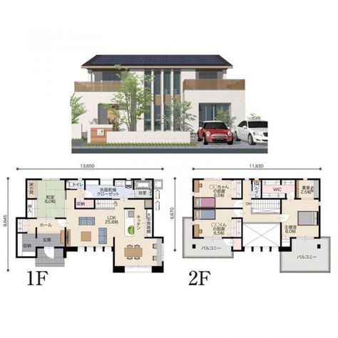 Japanese Mansion Floor Plan, Modern Japanese House Floor Plan, Japanese House Floor Plans, Japanese House Layout, Japanese House Plan, Japan Homes, Japanese House Architecture, Japan Modern House, Japanese Mansion