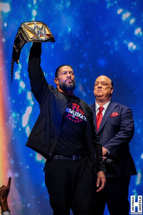 #HeymanHustle #Kickoff #WrestleMania @WWE Iconic Pics, Aj Styles Wwe, Roman Reigns Wwe Champion, Paul Heyman, Roman Reigns Shirtless, Strong Motivational Quotes, Roman Regins, Outfit Lookbook, Roman Reings