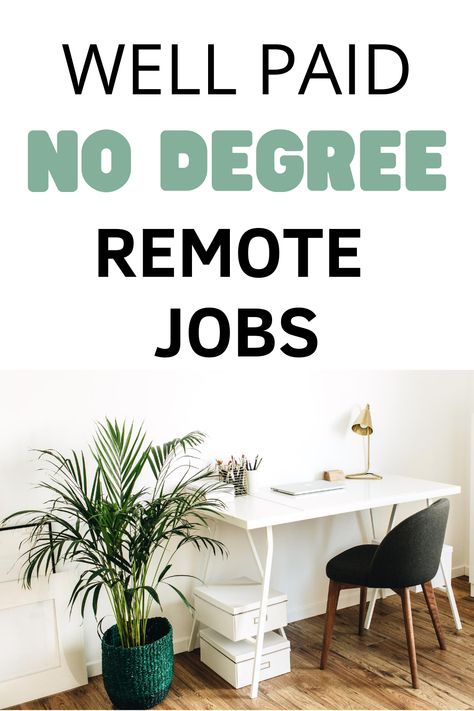 Well paid no degree remote jobs Mariana, Entry Level Remote Jobs, Jobs Without A Degree, Best Remote Jobs, Typing Jobs From Home, Amazon Jobs, Accounting Jobs, Home Based Jobs, Entry Level Jobs