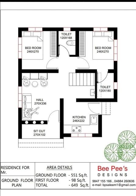 One Bedroom Modern House Plans, 2 Bedroom House Design Home Plans, Two Bedroom House Floor Plans, 650 Sq Ft House Plans 2 Bedroom, 2 Rooms House Plan Design, 3 Bedroom Simple House Plans, 2bedroom House Plan, 2 Bedroom House Plans Modern Design, 2bedroom House Plans Small