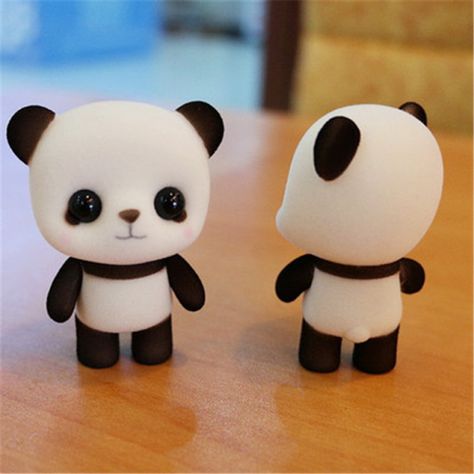 Fimo, Panda Clay Art, Capas Samsung, Paper Quilling For Beginners, Figure Anime, Diy Birthday Gifts For Friends, Kawaii Panda, Polymer Clay Ornaments, Clay Diy Projects