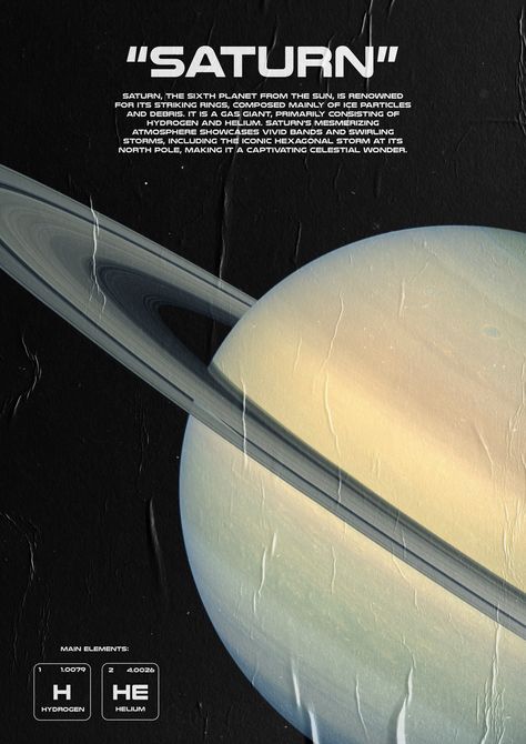 This is a poster of the planet saturn Space Poster Aesthetic, Saturn Icon, Saturn Poster, Space Core, Ringed Planet, Space Saturn, Solar System Wallpaper, Iphone Wallpaper Planets, Etsy Digital Prints