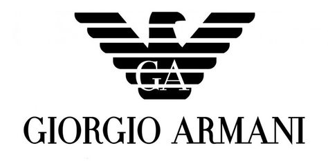 Giorgio Armani Logo, Luxury Brand Logo, Armani Brand, Georgio Armani, Armani Logo, Famous Logos, Monogram Tote Bags, Cricut Free, Svg For Cricut