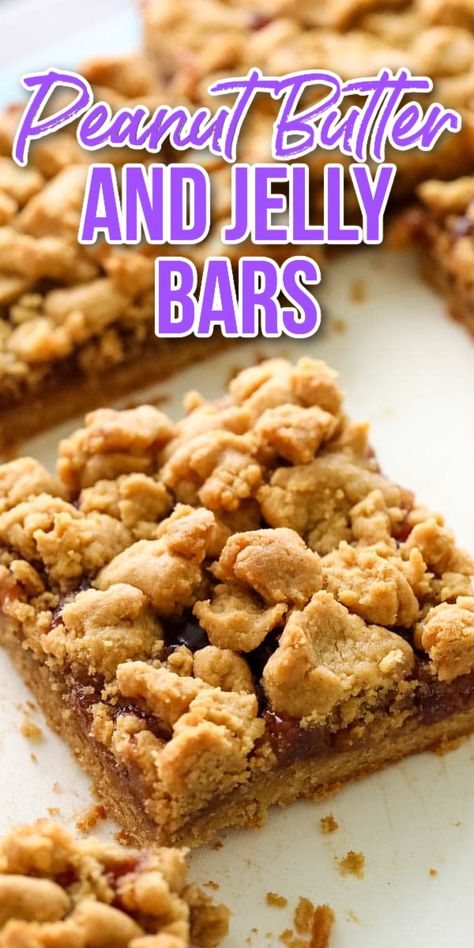 Pie, Peanut Butter And Jelly Cookies Easy, Gluten Free Peanut Butter And Jelly Bars, Pb J Bars, Peanut Butter Jelly Pizza, Peanut Butter And Jelly Oatmeal Bars, National Peanut Butter And Jelly Day, Peanut Butter And Jam Bars, Peanut Butter Shortbread Bars