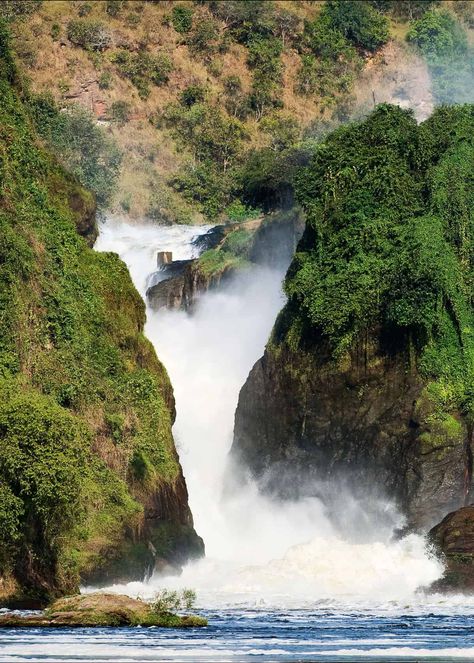 Murchison Falls Uganda #uganda #murchisonfalls #africa #waterfalls Africa Travel, Nature, Uganda Africa, Uganda Travel, Travel Outdoors, African Countries, Outdoor Art, Walking In Nature, Beautiful Places To Visit