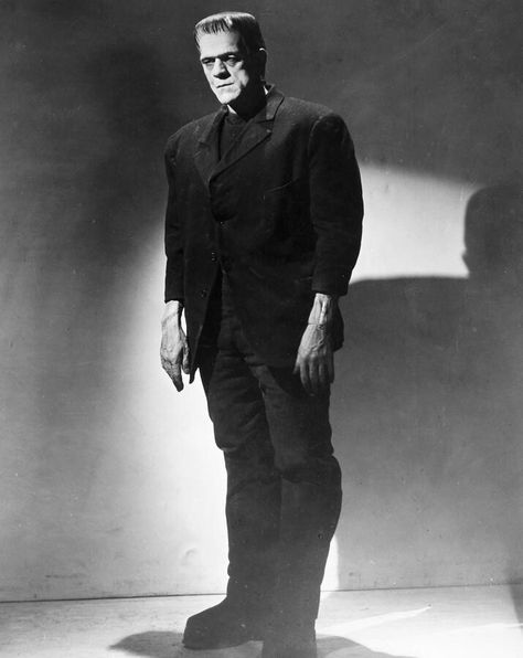 Boris Karloff Frankenstein 1931 Boris Karloff Frankenstein, Frankenstein 1931, Classic Monster Movies, The Modern Prometheus, Frankenstein Art, Boris Karloff, Frankenstein's Monster, Scary Monsters, Horror Monsters