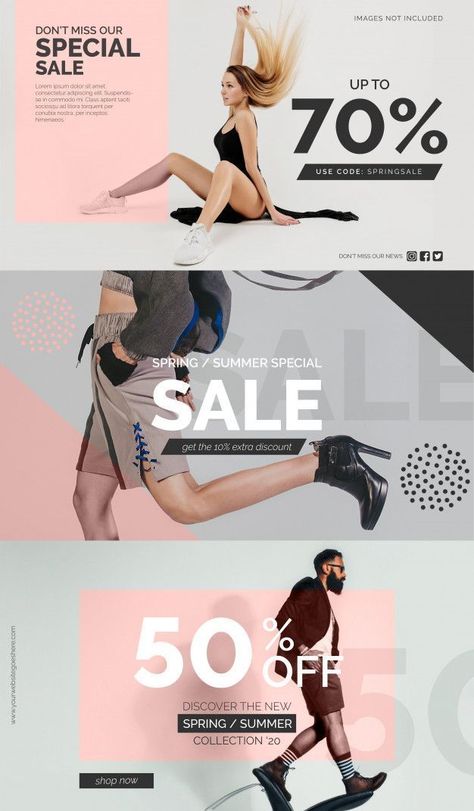 Fashion Sale Design, Fashion Sale Banner, Summer Sale Banner, Website Banner Design, Banner Web, Banner Design Inspiration, Fashion Poster Design, Fashion Banner, Desain Editorial