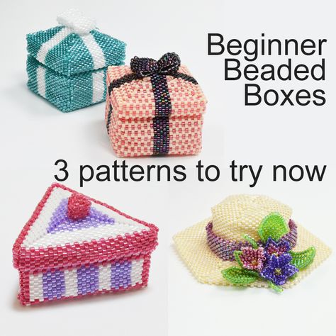 Seed Bead Basket, Amigurumi Patterns, Bead Boxes Pattern, Beaded Boxes Tutorial, 3d Beading Patterns Free, Beaded Boxes Pattern Free, 3d Seed Bead Patterns Free, 3d Beaded Patterns, 3d Beading Patterns