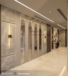 Entrance on Behance Passage Way Design, Luxury Passage Design, Passage Entrance Design, Corridor Wall Paneling, Wall Texture Design Interior, Banquet Wall Paneling Design, Entrance Corridor Ideas, Entrance Corridor Design, Entrance Lobby Ideas