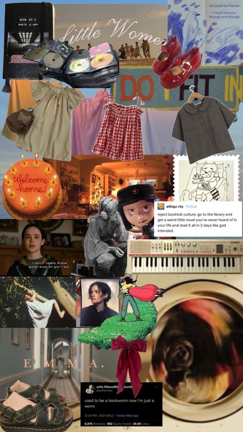 #coraline #corecore #pinterest #vintage #castleinthesky #littlewomen #aesthetic #books #juno #clothes #clothing #adriannelenker #cute Books, Clothes, Juno Aesthetic, Cute Shuffles, Aesthetic Books, Castle In The Sky, Coraline, Juno, Energy