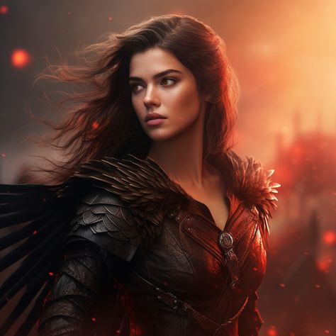 Brown Hair Female, Curse Of Strahd, Fantasy Brown, Song Ideas, Royalty Aesthetic, Female Fighter, Tan Girls, Queen Hair, Viking Warrior