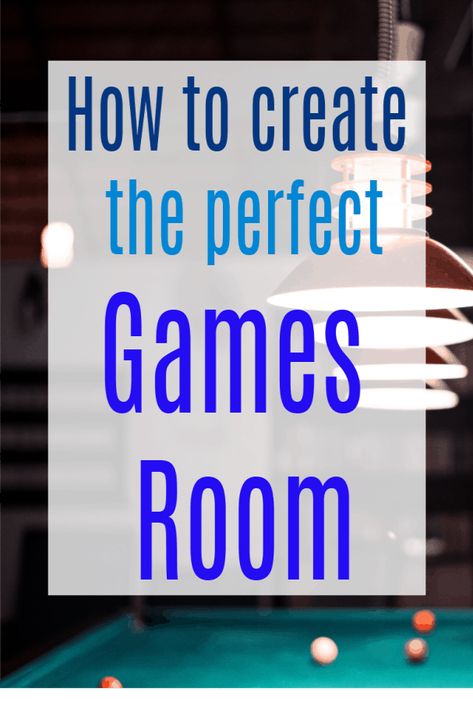 How to Create the Perfect Games Room  to make your home a happy and fun, entertaining place to be #gameroom #homeentertainment #ganesden #den #homeinteriors Game Room Decor Ideas Family, Game Room Decor Ideas, Cabin Game Room, Family Entertainment Room, Game Room Ideas, Game Room Family, Entertaining Friends, Gorgeous Interiors, Games Room