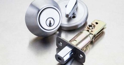 How to Install a Deadbolt Lock Las Vegas, Temporary Door, High Security Locks, Lock Image, Speed Square, Deadbolt Lock, Automotive Locksmith, Locksmith Services, Cylinder Lock