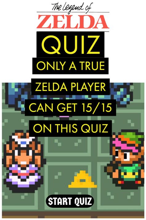 The Legend of Zelda is a specific, fantasy action adventure serie of games firstly developed in late 80's. This is a general knowledge Zelda Quiz. It contains questions about every game of the series. Are you a real Zelda expert? Find out!  #zelda #legendofzelda #thelegendofzelda #quiz #quizzes #trivia #riddle #nes #snes Sims 4 Legend Of Zelda Cc, Sims 4 Cc Zelda, Legend Of Zelda Crafts, Zelda Widget, Tv Show Quizzes, Homeschooling Crafts, Anime Quizzes, Movie Quizzes, Legend Of Zelda Characters