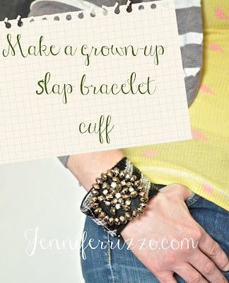 Make a statement cuff bracelet - Jennifer Rizzo Tela, Fabric Cuff Bracelets Diy, Cuff Bracelets Diy, Fabric Cuff Bracelet, Jewelry Making Business, Slap Bracelets, Cuff Bracelets Handmade, Diy Jewlery, Diy Jewelry Inspiration