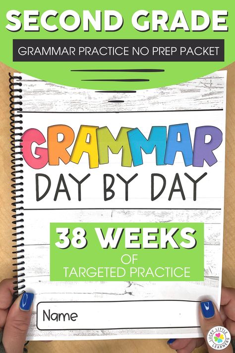 2nd Grade Grammar Activities, Vocabulary Routine 2nd Grade, Language Arts For 2nd Grade, Teaching Second Grade Reading, Second Grade Spelling Activities, Homeschool Language Arts 2nd Grade, 2nd Grade Grammar Worksheets, Grammar For 2nd Grade, Daily Oral Language 2nd Grade