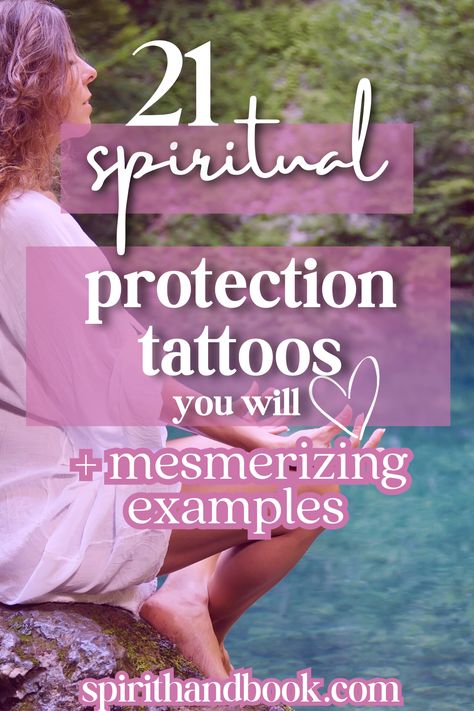 Are you looking to channel a source of #spiritual power through #tattoos? Protection tattoos are popular among many cultures and belief systems, and can be a way to invoke spiritual defense. From traditional mythological designs to personalized symbols of faith and protection, these tattoos can be a powerful and permanent reminder of spiritual strength and #guidance. Find your next tattoo and get the spiritual #protection you’ve been seeking! Mandalas, Spiritual Tattoos Protection, Protected By God Tattoo, Tattoos Protection, Protection Tattoo Ideas, Protect Your Peace Tattoo, Karma Tattoo Symbol, Protection Tattoos, Protection Tattoo Spiritual