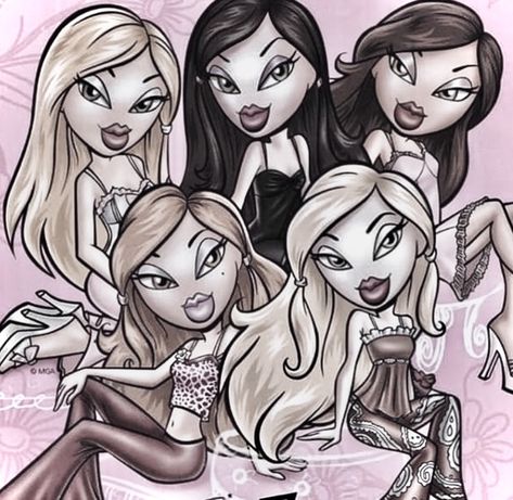 Just Girly Things, Y2k Bratz, Imagine Me, Bratz Girls, Y2k Pink, Aesthetic Y2k, Barbie Princess, Bratz Doll, Girl Drawing