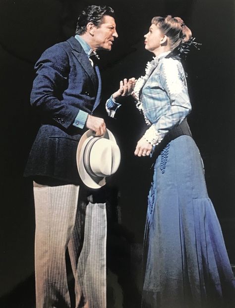 Barbara Cook and Robert Preston, The Music Man The Music Man Broadway, Music Man Broadway, Robert Preston, Music Man Costumes, Theatre Posters, Theater Costumes, Broadway Stage, Movie Actors, The Music Man